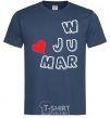 Men's T-Shirt WE JUST MARRIED Part 1 navy-blue фото