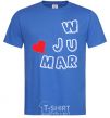 Men's T-Shirt WE JUST MARRIED Part 1 royal-blue фото