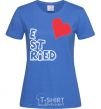Women's T-shirt WE JUST MARRIED Part 2 royal-blue фото