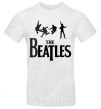 Men's T-Shirt THE BEATLES BOLD White фото