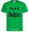 Men's T-Shirt THE BEATLES BOLD kelly-green фото