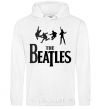 Men`s hoodie THE BEATLES BOLD White фото