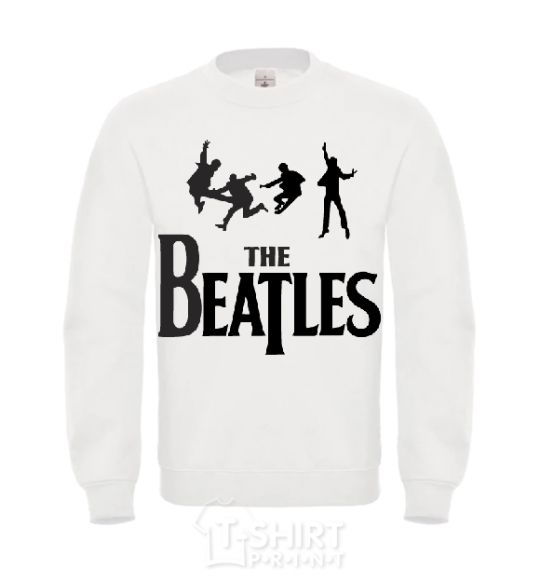 Sweatshirt THE BEATLES BOLD White фото