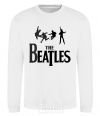 Sweatshirt THE BEATLES BOLD White фото