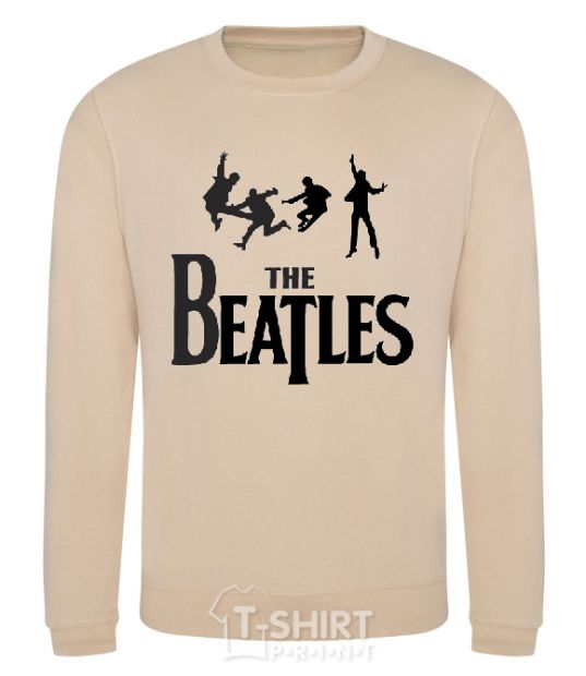 Sweatshirt THE BEATLES BOLD sand фото