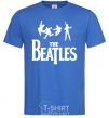 Men's T-Shirt THE BEATLES BOLD royal-blue фото