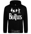 Men`s hoodie THE BEATLES BOLD black фото