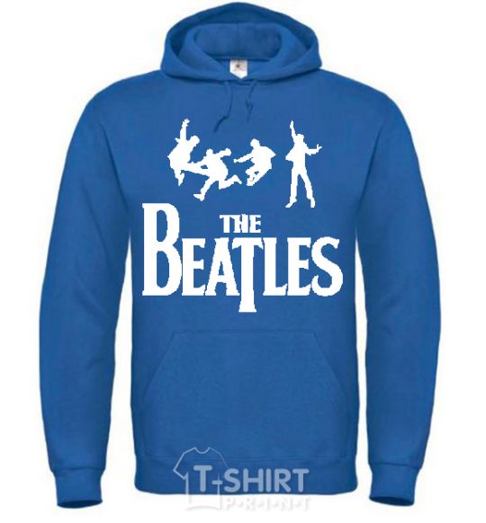 Men`s hoodie THE BEATLES BOLD royal фото