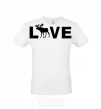 Men's T-Shirt DEER LOVE White фото