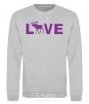 Sweatshirt DEER LOVE sport-grey фото