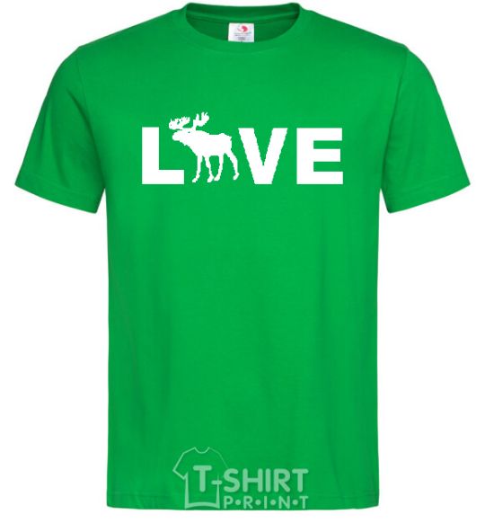 Men's T-Shirt DEER LOVE kelly-green фото