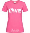 Women's T-shirt DEER LOVE heliconia фото