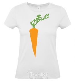 Women's T-shirt +CARROT White фото