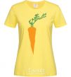 Women's T-shirt +CARROT cornsilk фото
