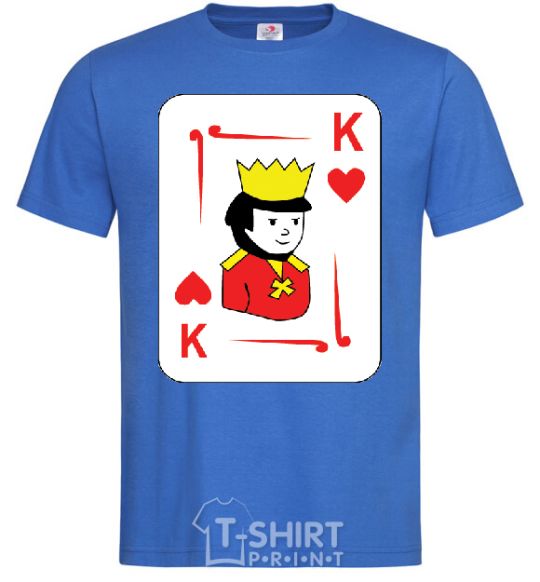 Men's T-Shirt KING+ royal-blue фото