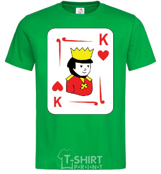 Men's T-Shirt KING+ kelly-green фото