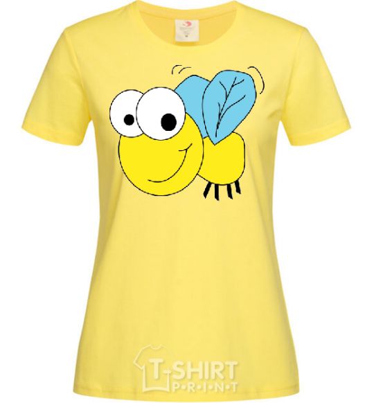 Женская футболка +ПЧЕЛКА Лимонный фото