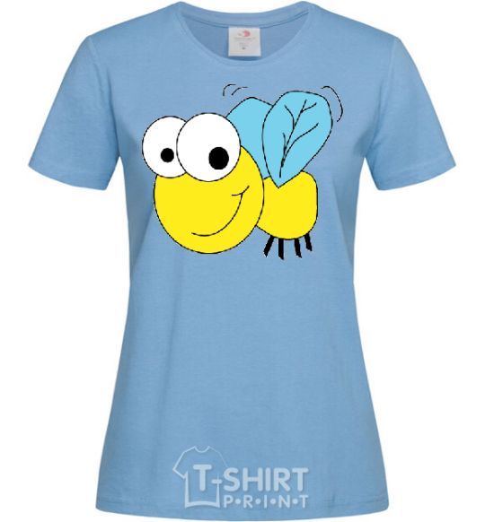 Women's T-shirt +BELL sky-blue фото