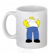 Ceramic mug GOMER CYPSON image White фото