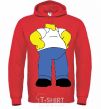 Men`s hoodie GOMER CYPSON image bright-red фото