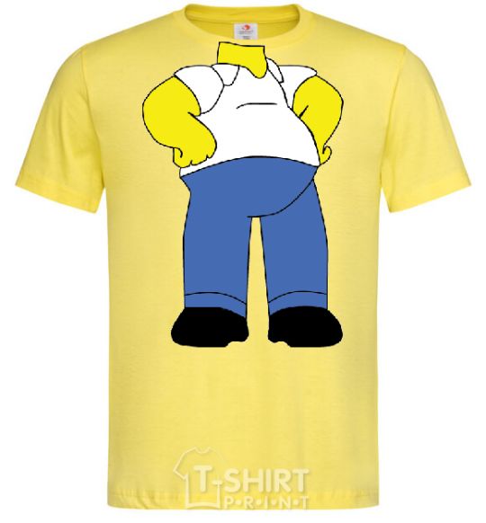 Мужская футболка ГОМЕР СИПСОН образ Лимонный фото