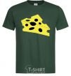 Men's T-Shirt CHEESE+ bottle-green фото