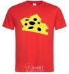 Men's T-Shirt CHEESE+ red фото