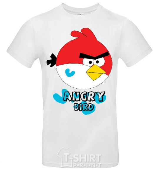 Мужская футболка ANGRY BIRD+ Белый фото