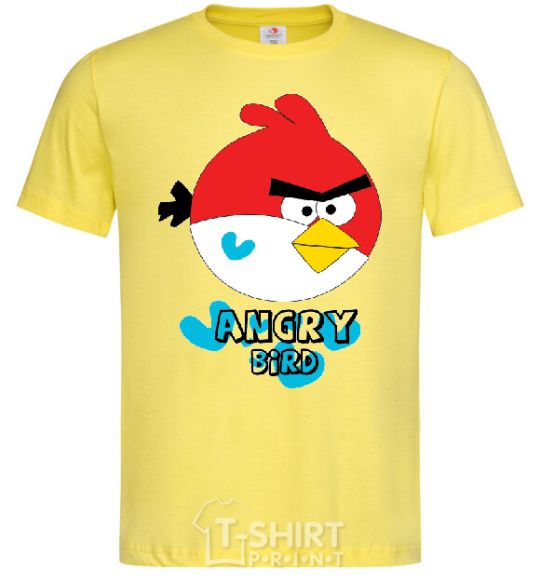 Men's T-Shirt ANGRY BIRD+ cornsilk фото