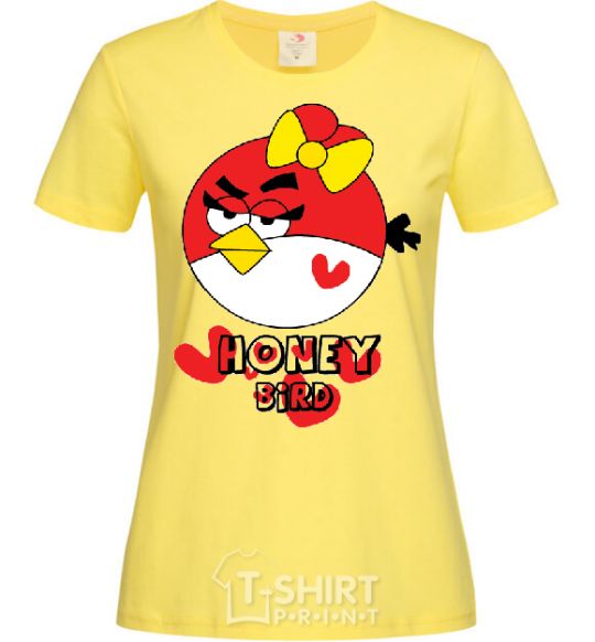 Женская футболка +HONEY BIRD Лимонный фото