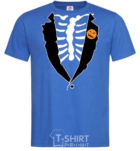 Men's T-Shirt HALLOWEEN TAILCOAT royal-blue фото