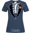 Women's T-shirt HALLOWEEN TAILCOAT navy-blue фото