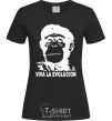 Women's T-shirt VIVA LA EVOLUCION black фото