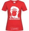 Women's T-shirt VIVA LA EVOLUCION red фото