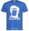 Men's T-Shirt VIVA LA EVOLUCION royal-blue фото