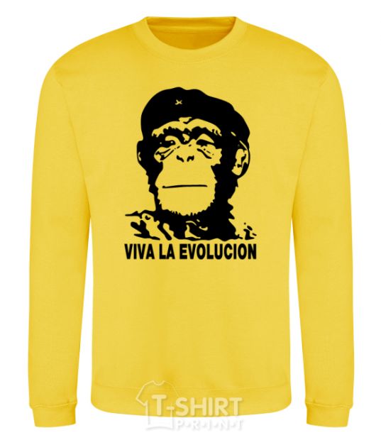 Sweatshirt VIVA LA EVOLUCION yellow фото