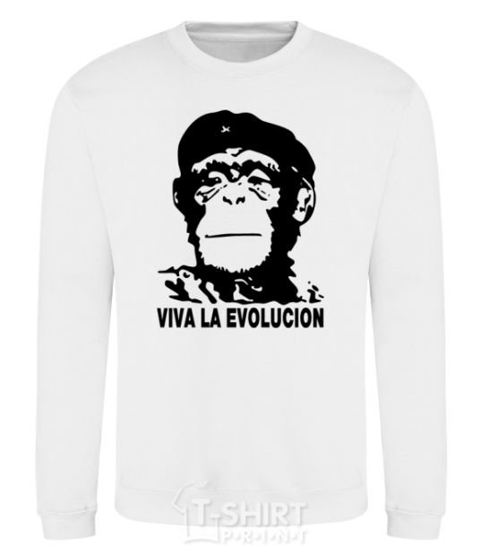 Sweatshirt VIVA LA EVOLUCION White фото