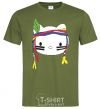 Men's T-Shirt HELLO KITTY INDIAN millennial-khaki фото