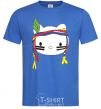 Men's T-Shirt HELLO KITTY INDIAN royal-blue фото