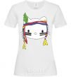 Women's T-shirt HELLO KITTY INDIAN White фото