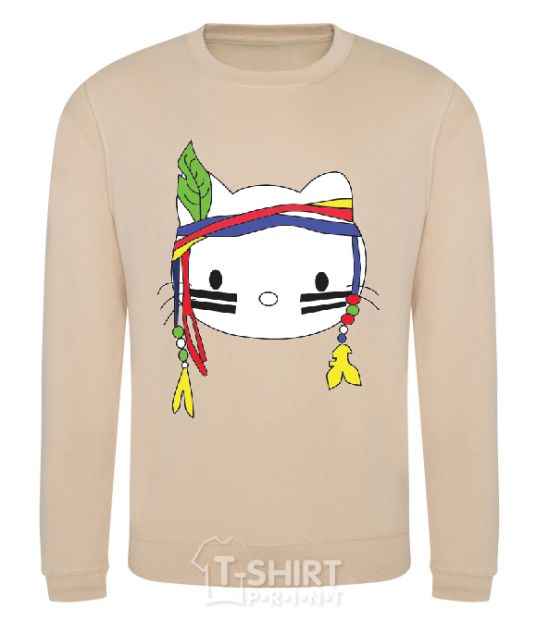 Sweatshirt HELLO KITTY INDIAN sand фото