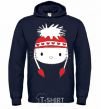 Men`s hoodie Hello kitty in caps navy-blue фото