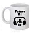 Ceramic mug FUTURE DJ White фото