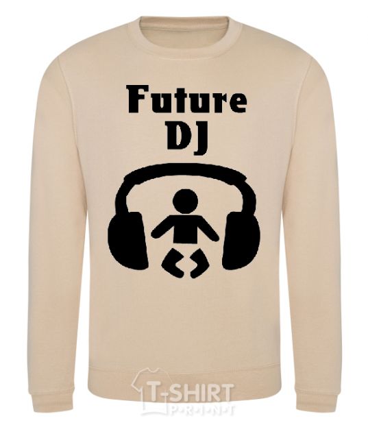 Свитшот FUTURE DJ Песочный фото