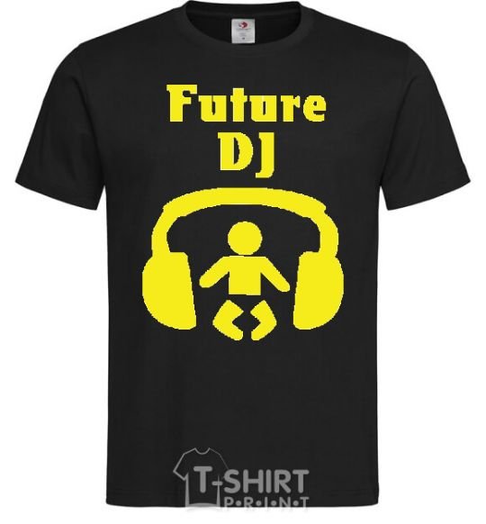 Мужская футболка FUTURE DJ Черный фото