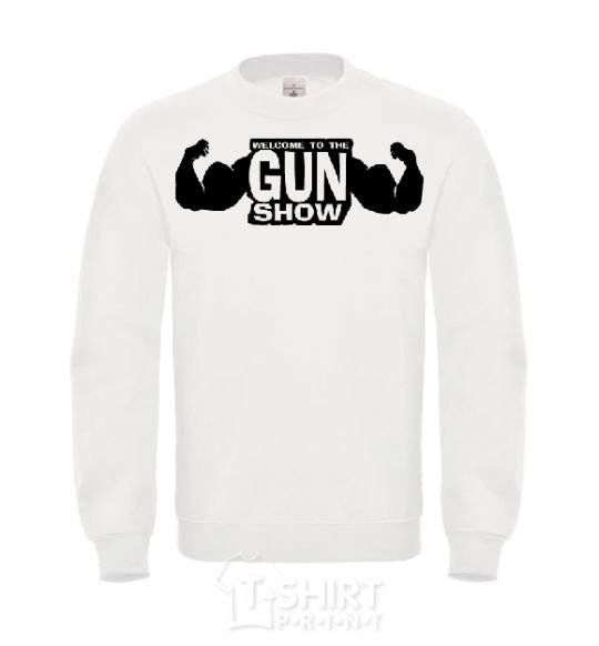 Sweatshirt WELCOME TO THE GUN SHOW White фото