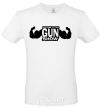 Men's T-Shirt WELCOME TO THE GUN SHOW White фото