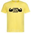 Men's T-Shirt WELCOME TO THE GUN SHOW cornsilk фото