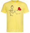 Мужская футболка BOY WITH BALLOON Лимонный фото