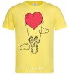 Мужская футболка LOVE STORY 3 Лимонный фото